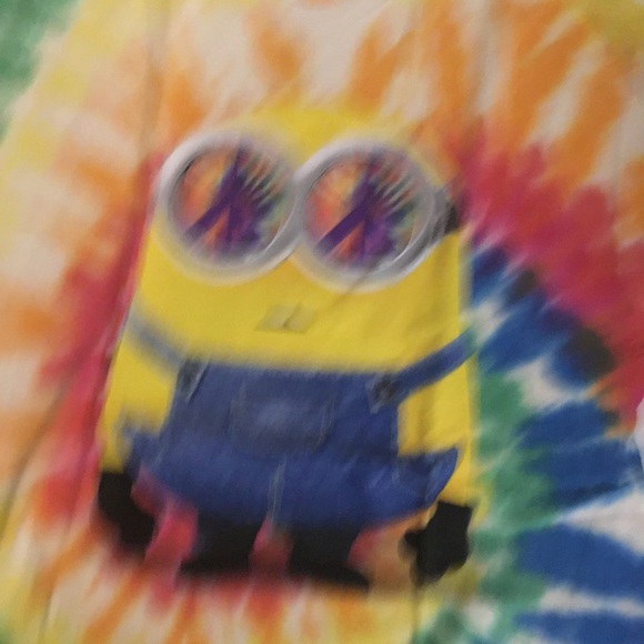 Minions Hippie Tie Dye Licensed Graphic Tshirt XL New - Picture 2 of 4